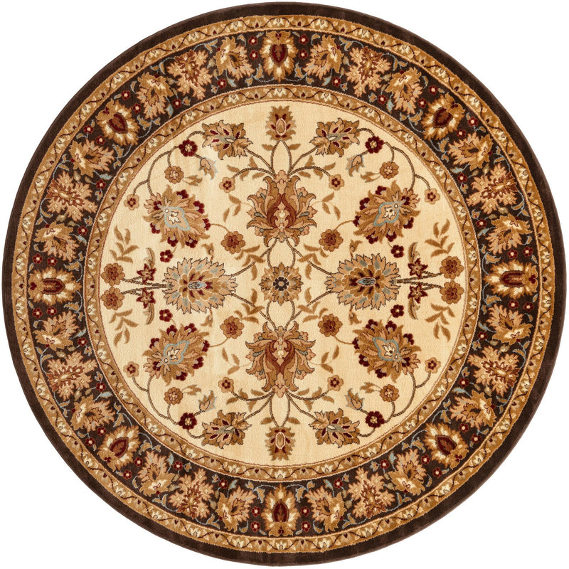 Jaipur Elegance Collection Area Rug -  Jal Round Cream  lifestyle 53