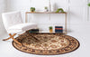 Jaipur Elegance Collection Area Rug -  Jal Round Cream  lifestyle 46