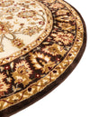 Jaipur Elegance Collection Area Rug -  Jal Round Cream  lifestyle 49