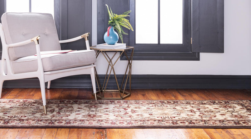 Jaipur Elegance Collection Area Rug -  Jal Runner Cream  lifestyle 47