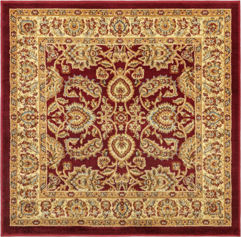 Jaipur Elegance Collection Area Rug -  Gaitore Square Red  lifestyle 43