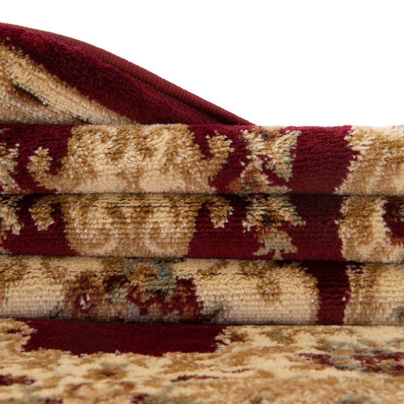 Versailles Elegance Collection Area Rug -  Vincennes Rectangle Red  lifestyle 30