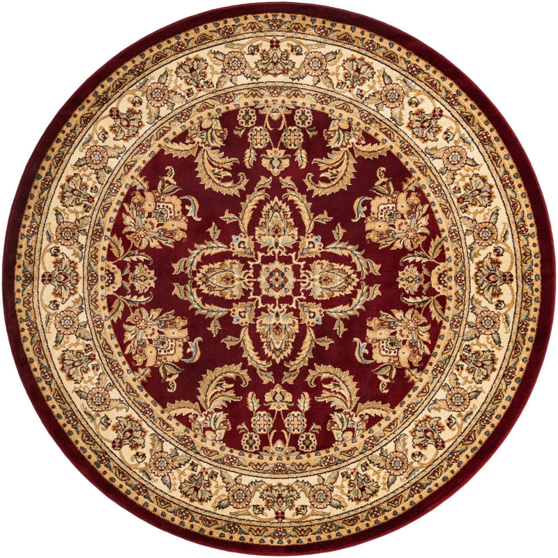 Jaipur Elegance Collection Area Rug -  Jantar Round Red  lifestyle 17