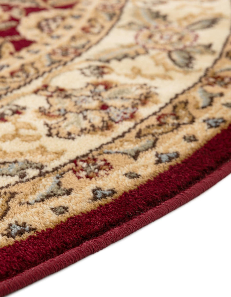 Jaipur Elegance Collection Area Rug -  Jantar Round Red  lifestyle 38