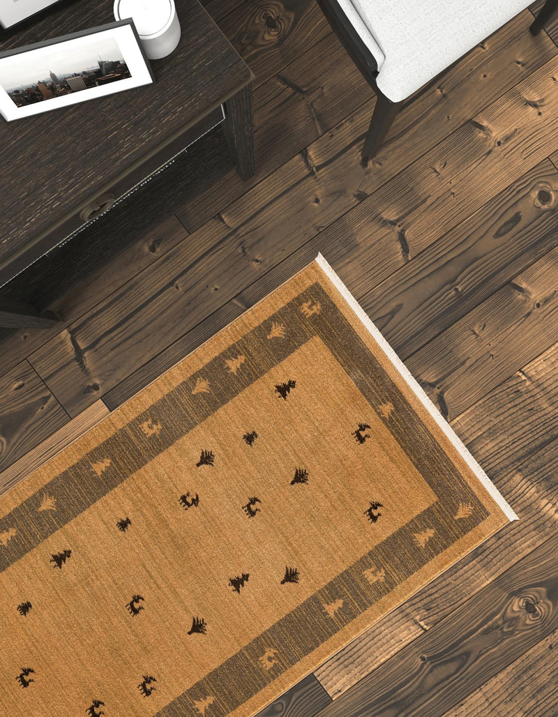 Zagros Oasis Collection Area Rug -  Tuyserkan Runner Tan  lifestyle 39
