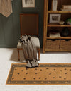 Zagros Oasis Collection Area Rug -  Tuyserkan Runner Tan  lifestyle 45