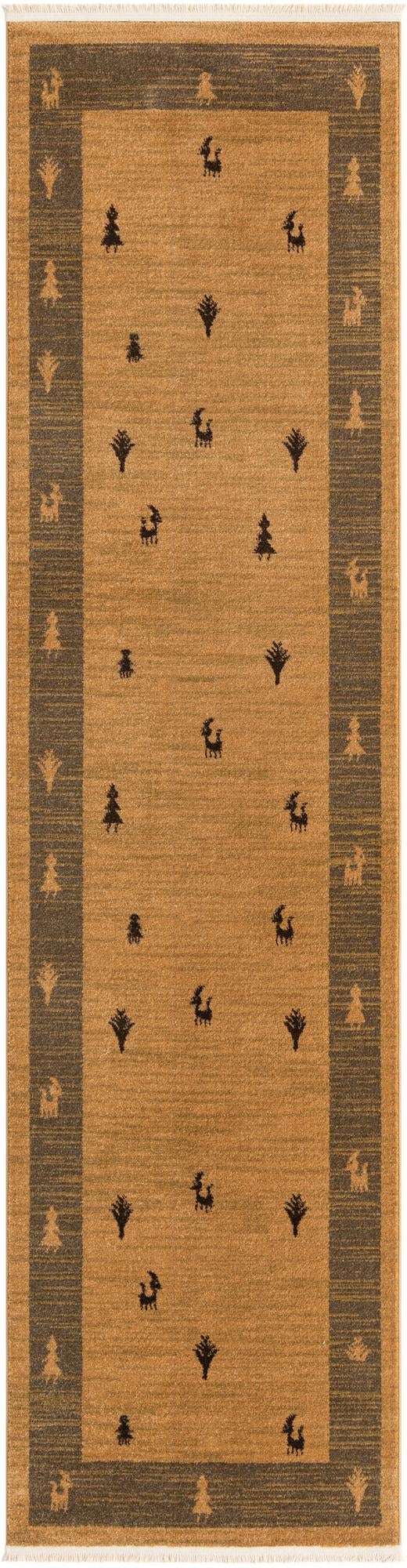 Zagros Oasis Collection Area Rug -  Tuyserkan Runner Tan  lifestyle 18