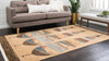 Zagros Oasis Collection Area Rug -  Malayer Rectangular Tan  lifestyle 16