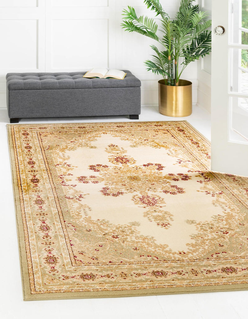 Versailles Elegance Collection Area Rug - Trianon Rectangle Cream  lifestyle 4