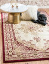 Versailles Elegance Collection Area Rug -  Marly Rectangle Cream  lifestyle 2
