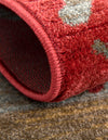 Zagros Oasis Collection Area Rug -  Ravansar Round Red  lifestyle 20