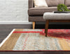 Zagros Oasis Collection Area Rug -  Ravansar Rectangle Red  lifestyle 4