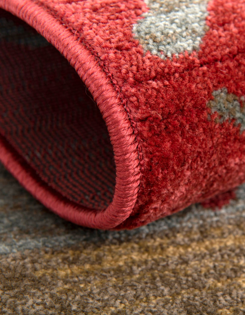Zagros Oasis Collection Area Rug -  Ravansar Rectangle Red  lifestyle 5