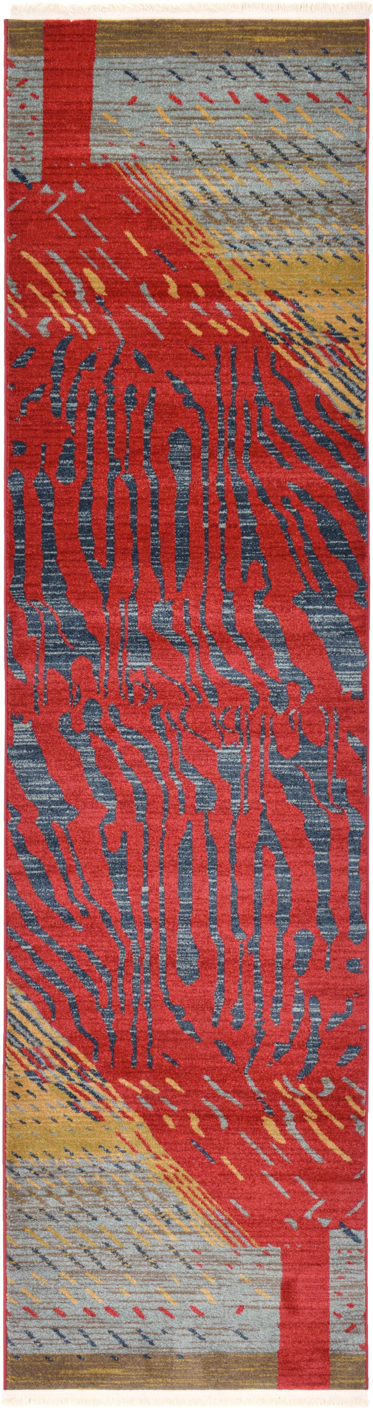 Zagros Oasis Collection Area Rug -  Ravansar Runner Red  lifestyle 12