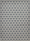 Lattice Gardens Collection Area Rug -  Bloomfield (Dark Gray) Rectangle Dark Gray  lifestyle 2