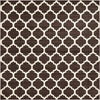Lattice Gardens Collection Area Rug -  Bloomfield (Chocolate Brown) Square Chocolate Brown  lifestyle 26