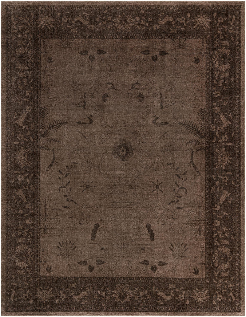 Horizon Collection Area Rug -  Apex (Brown) Rectangle Brown  lifestyle 4