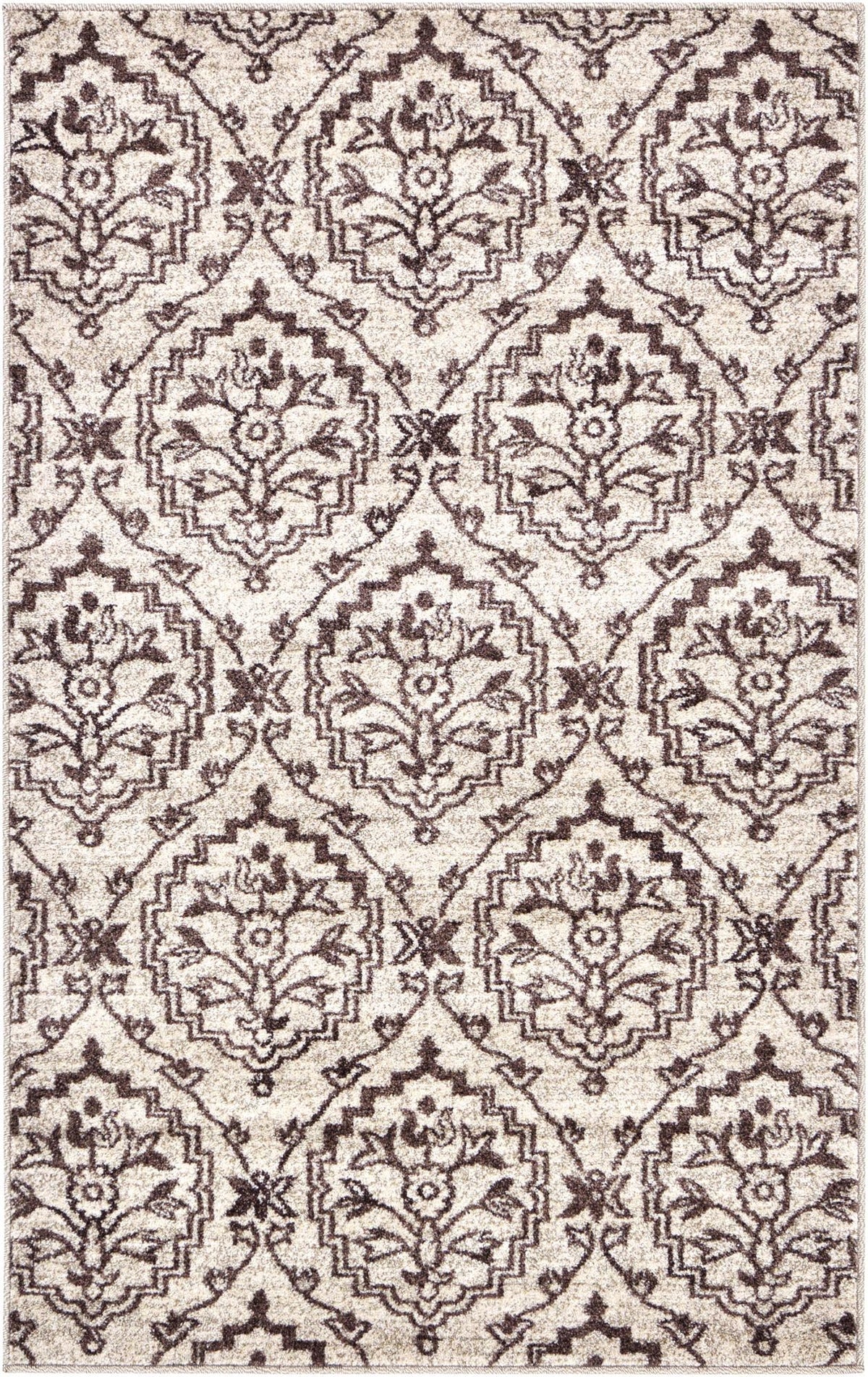 Venetian Tapestry Collection Area Rug -  Cannaregio Rectangle Beige  lifestyle 4