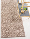 Venetian Tapestry Collection Area Rug -  Cannaregio Runner Light Brown  lifestyle 37