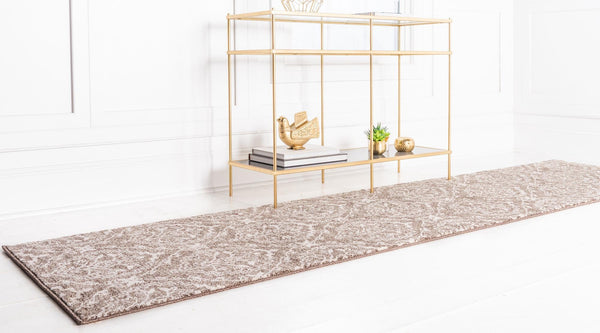 Venetian Tapestry Collection Area Rug -  Cannaregio Runner Light Brown  lifestyle 41