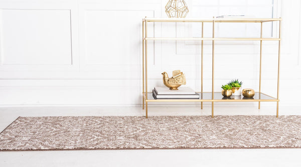 Venetian Tapestry Collection Area Rug -  Cannaregio Runner Light Brown  lifestyle 45