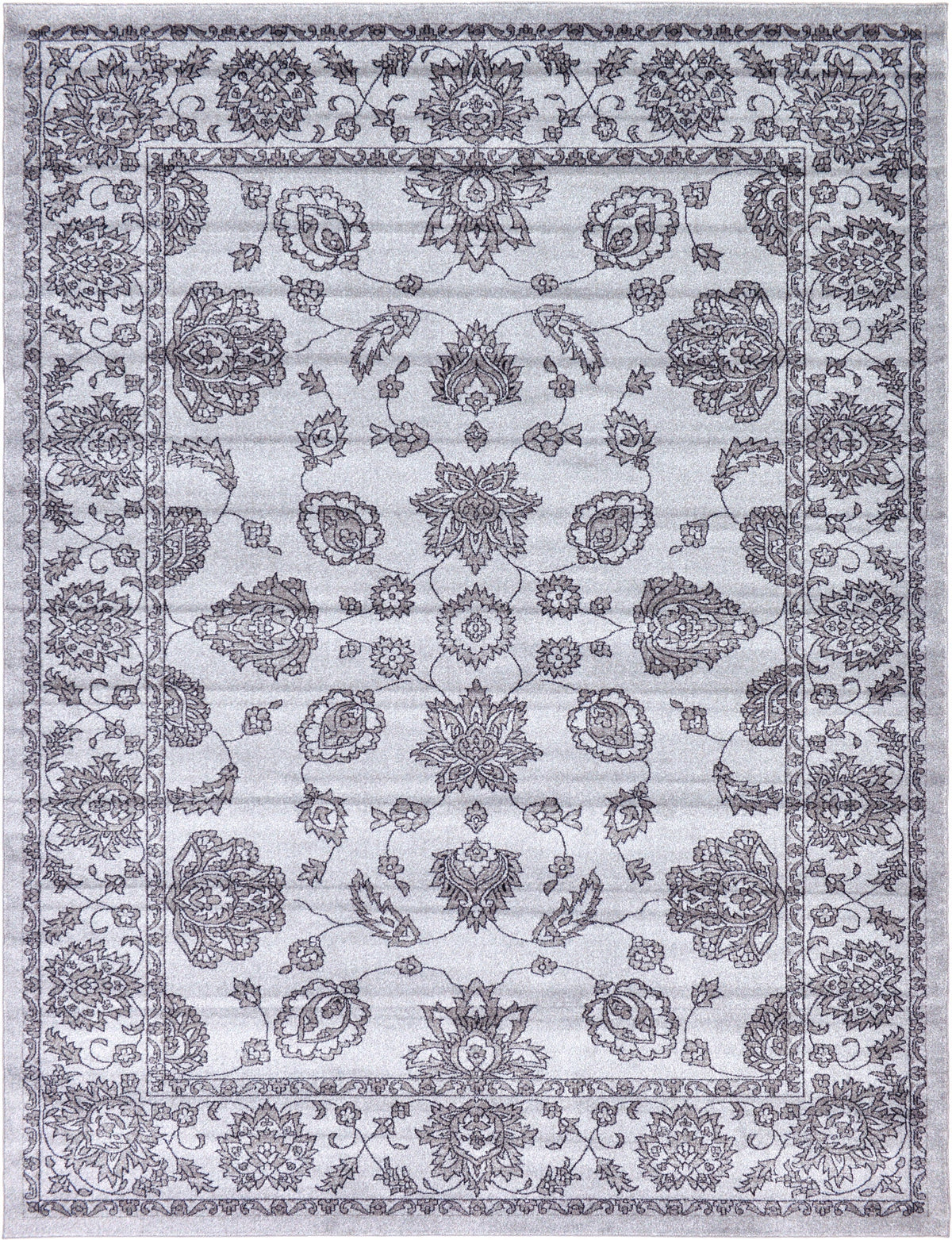 Horizon Collection Area Rug -  Rainforest Rectangle Gray Main