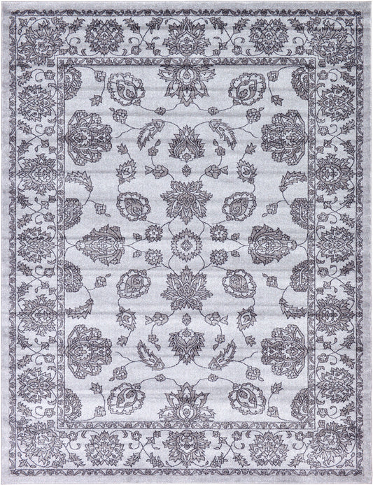Horizon Collection Area Rug -  Rainforest Rectangle Gray Main