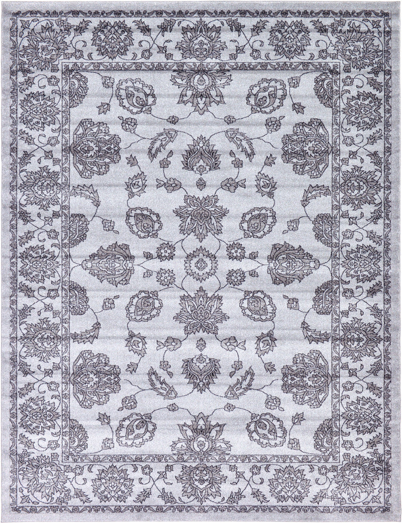 Horizon Collection Area Rug -  Rainforest Rectangle Gray Main