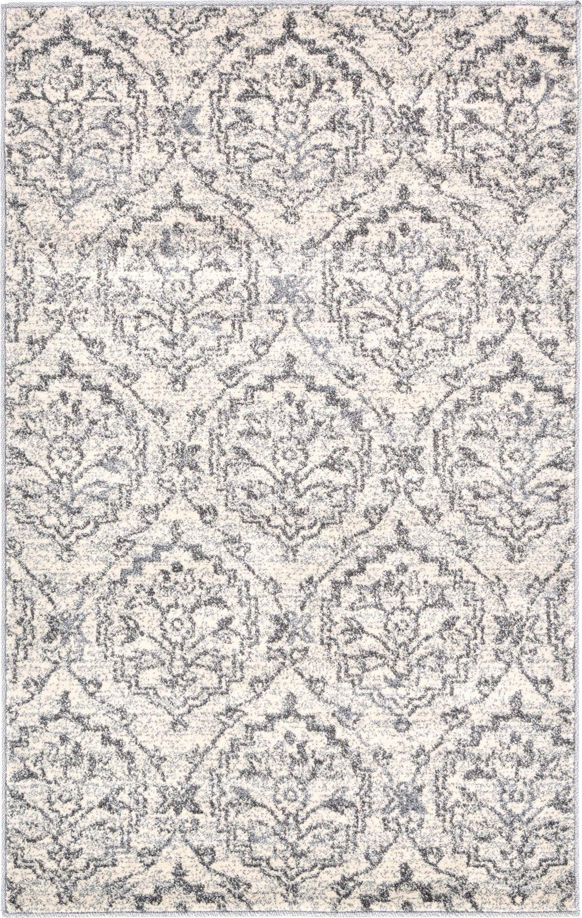 Venetian Tapestry Collection Area Rug -  Cannaregio Rectangle Ivory  lifestyle 2