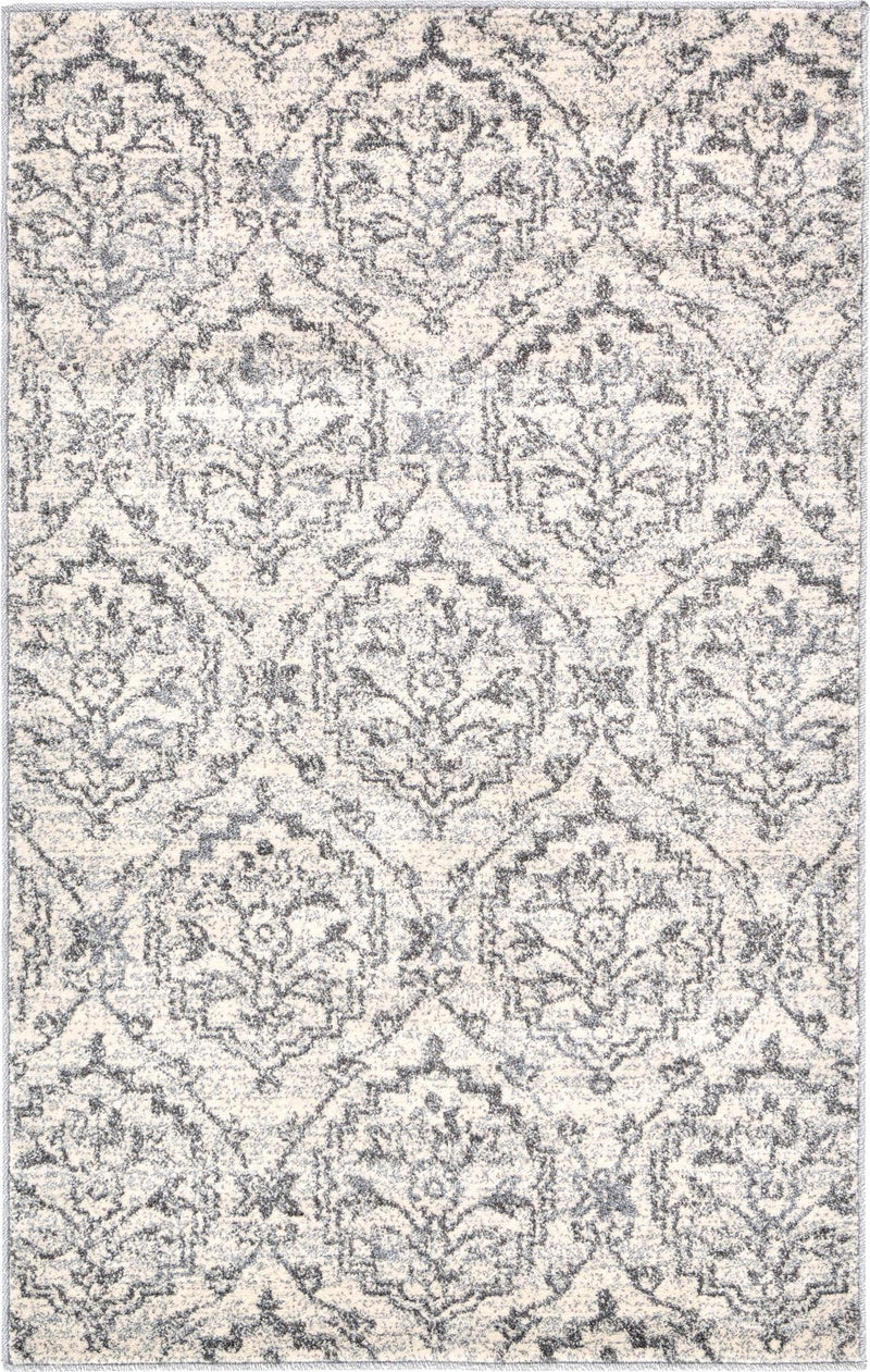 Venetian Tapestry Collection Area Rug -  Cannaregio Rectangle Ivory  lifestyle 2
