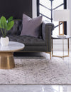 Venetian Tapestry Collection Area Rug -  Cannaregio Rectangle Ivory  lifestyle 12