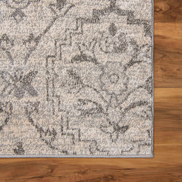 Venetian Tapestry Collection Area Rug -  Cannaregio Rectangle Ivory  lifestyle 27