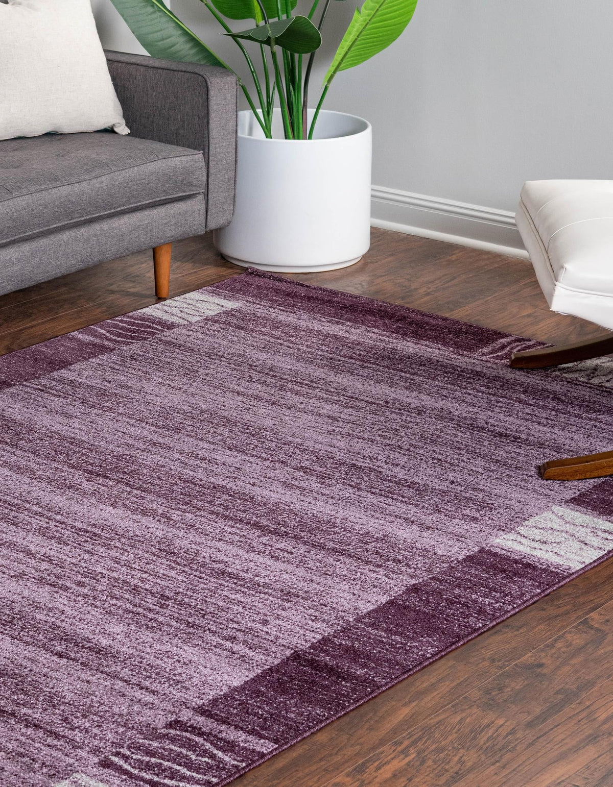 Studio Haven Collection Area Rug - Atelier Rectangle Violet  lifestyle 19