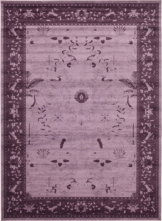 Horizon Collection Area Rug -  Apex (Purple) Rectangle Purple  lifestyle 2
