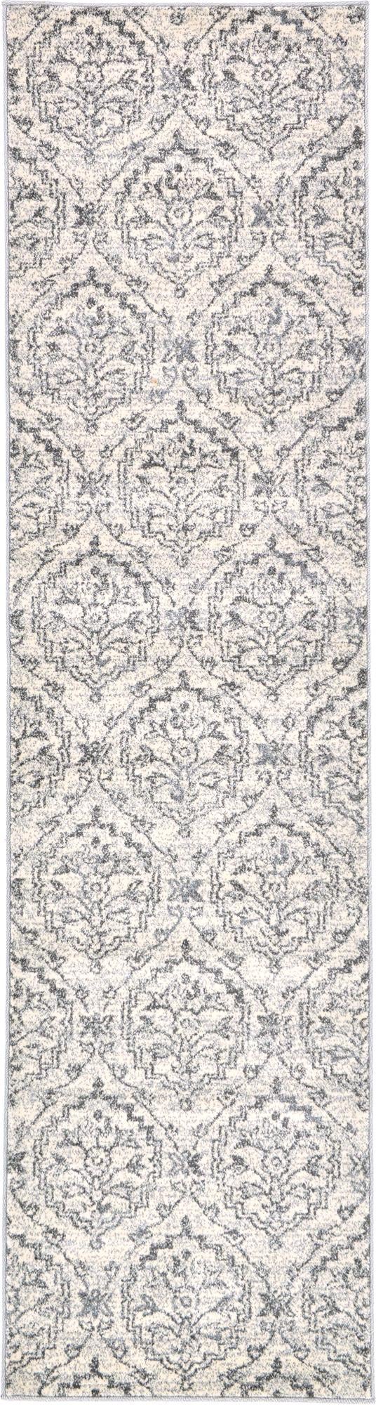 Venetian Tapestry Collection Area Rug -  Cannaregio Runner Ivory  lifestyle 54