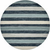 Zagros Oasis Collection Area Rug -  Behbahan Round Blue  lifestyle 29