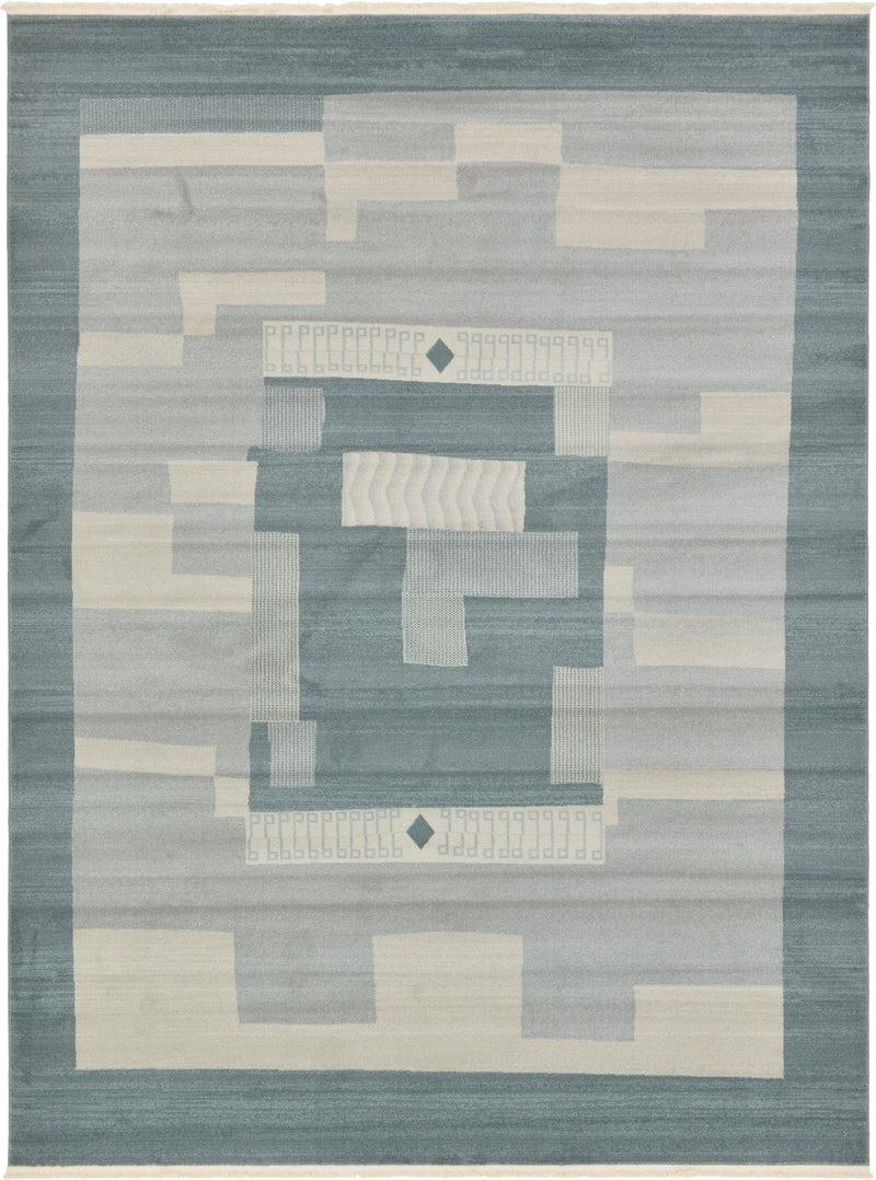 Zagros Oasis Collection Area Rug -  Izeh Rectangle Gray  lifestyle 2