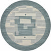 Zagros Oasis Collection Area Rug -  Izeh Round Gray  lifestyle 18