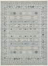 Zagros Oasis Collection Area Rug -  Masjed Rectangle Light Gray  lifestyle 2