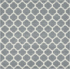 Lattice Gardens Collection Area Rug -  Bloomfield (Dark Gray) Square Dark Gray  lifestyle 16