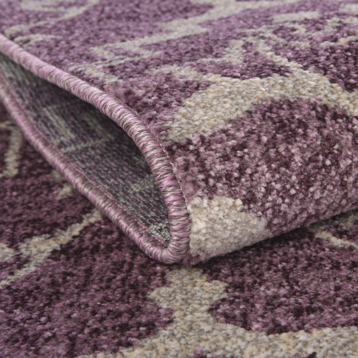 Venetian Tapestry Collection Area Rug -  Cannaregio Rectangle Purple  lifestyle 26