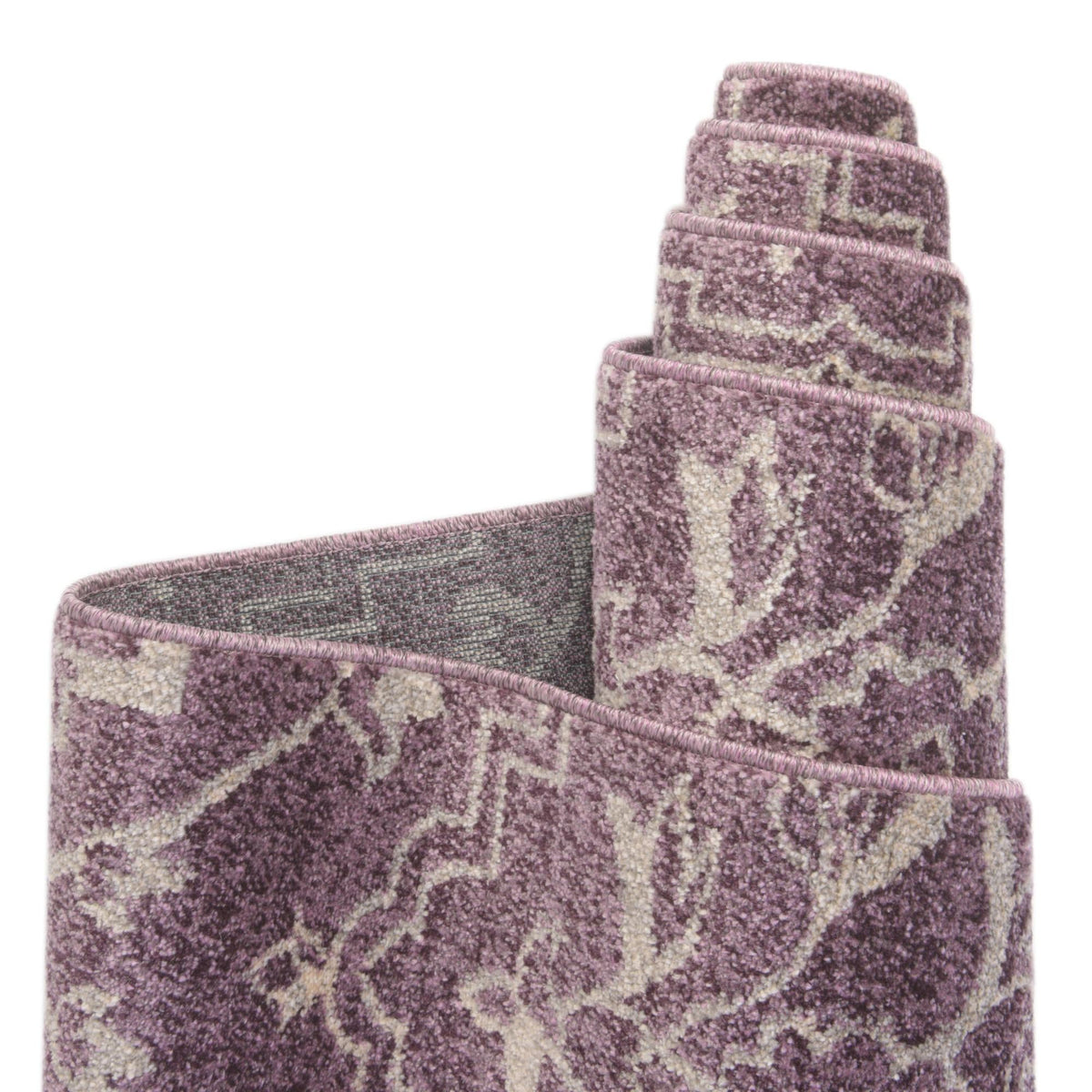 Venetian Tapestry Collection Area Rug -  Cannaregio Rectangle Purple  lifestyle 43
