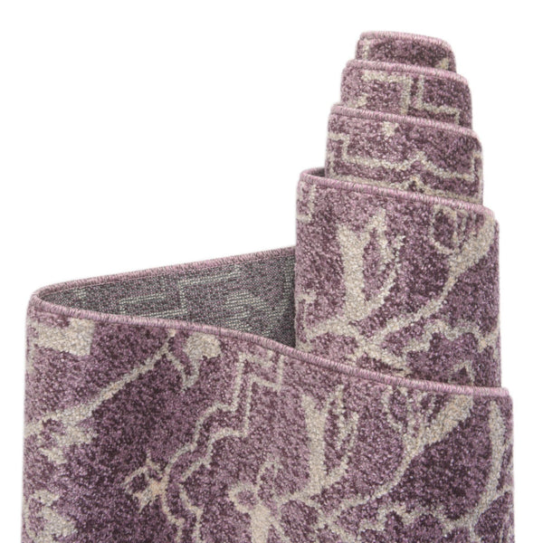 Venetian Tapestry Collection Area Rug -  Cannaregio Rectangle Purple  lifestyle 43