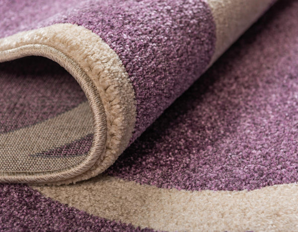 Lattice Gardens Collection Area Rug -  Espaliera Rectangle Purple  lifestyle 28