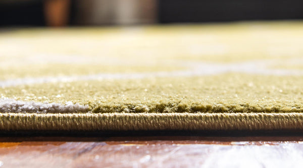 Lattice Gardens Collection Area Rug -  Bloomfield (Olive) Rectangle Olive  lifestyle 6