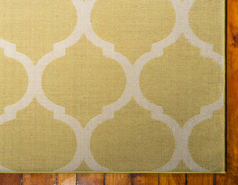 Lattice Gardens Collection Area Rug -  Bloomfield (Olive) Rectangular Olive  lifestyle 24