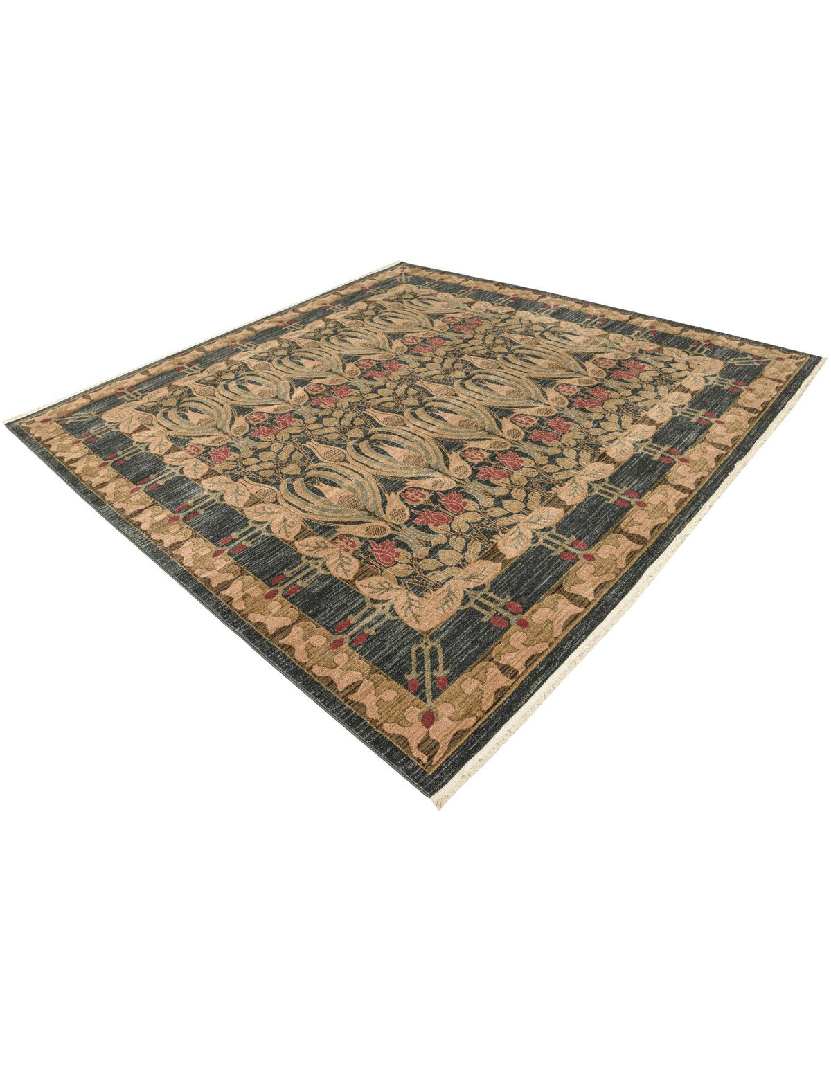 Chelsea Elegance Collection Area Rug -  Brompton (Navy Blue) Square Navy Blue  lifestyle 50