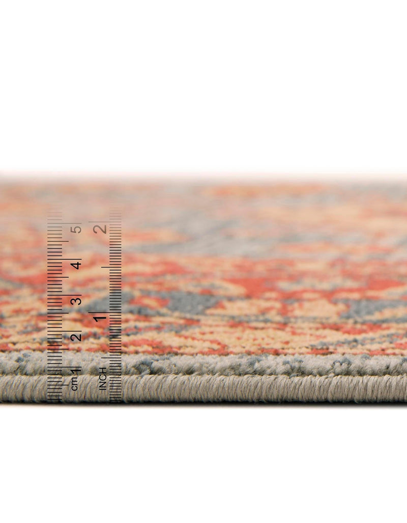Persian Elegance Collection Area Rug -  Bushehr Rectangle Light Blue  lifestyle 9