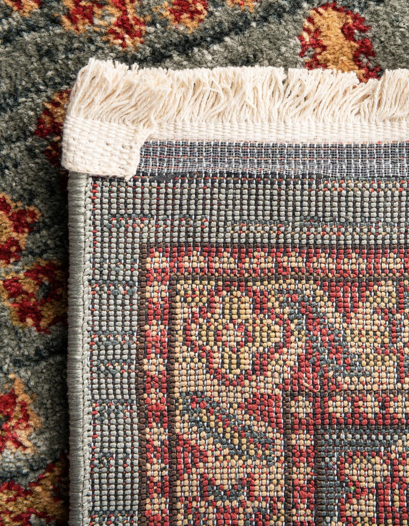 Persian Elegance Collection Area Rug -  Bushehr Rectangle Light Blue  lifestyle 12