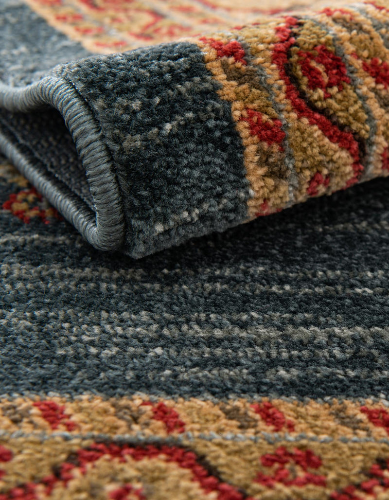 Zagros Oasis Collection Area Rug -  Gilan-e Gharb Rectangle Blue  lifestyle 6